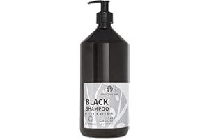 B.O.T COSMETIC & WELLNESS Black Shampoo for Hair Growth, Hair Loss, Dandruff, Beard, Scalp and Hair Treatment for Men and Women. Paraben free, Silicone Free, Sulphate Free - 1000 ml