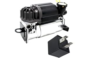 AIRSUSFAT Compresseur de suspension d'air avec relais pour Audi A6 C5 Allroad Quattro 4Z7616007 4Z7616007A 4Z7616007