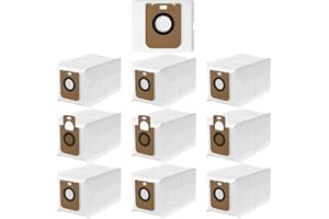 DOBIGER 10 bolsas para aspiradora compatibles con Dreame D10s Plus/Dreame D10 Plus Robot Aspirador Estación Base