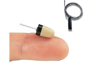 PingaOculto Oreillette Espion Bluetooth Ecouteur Mini Invisible Examen VIP Pro Caché Telephone Microphone - Casque sans Fil Ecoute (Oreillette Espion VIP Pro Supermini Bluetooth Microphone Câble)