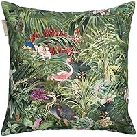 Madura Housse de Coussin TROPICAL Vert 40 x 40 cm