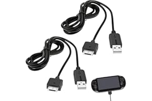 LEIBOCHAO 2 Pezzi Cavo PS Vita Dati Caricabatterie USB Cavo di Ricambio per Caricabatterie Compatibile con Sony PS VITA Vita 1000-1.2m