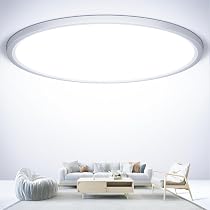 Plafonnier LED 24W NIBSHOOM 30cm - Lumière Blanche Froide 6500K 2400LM, Étanche IP44