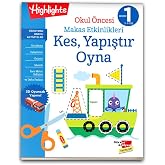 Okul &Ouml;ncesi Makas Etkinlikleri Kes, Yapıştır, Oyna 1. Seviye