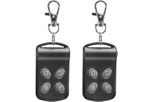 jojofuny Garagentoröffner 4-Knopf Funkfernbedienung 433 Mhz Schlüsselanhänger Für Garagentore Rollläden Und Türsteuerung Robust Kompakt 1X3.5X2.6 Cm Garagenzubehör