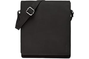 LEABAGS London Leder Umhängetasche – Vintage Messenger Bag aus Echtleder für Damen & Herren – Kleine Schultertasche im Freizeit- & Business-Stil – Crossbody Tasche Alltagstasche