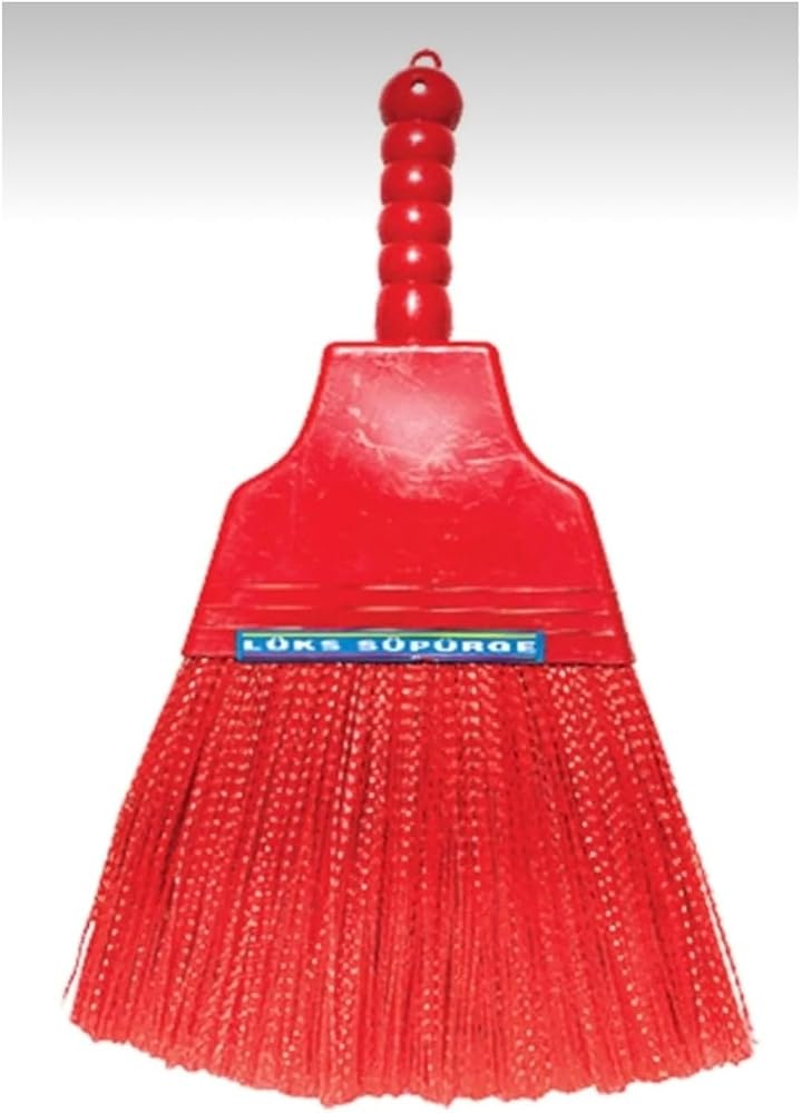 abnturk Orta Boy Plastik Temizlik Süpürgesi Saplı Battal Süpürge 50Cm, brc162413032025