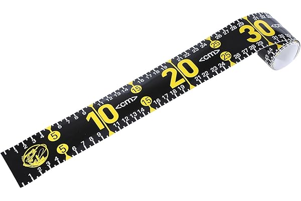 Frotox Règle de pêche autocollante 129 cm - Mètre ruban autocollant pour poissons, bateau, kayak, pêche
