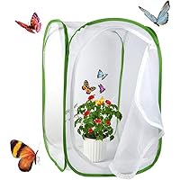 Yeelan Schmetterling Lebensraum zusammenklappbare Bug Catcher Net Mesh Insekten Pflanze Käfig Terrarium Pop-up für…