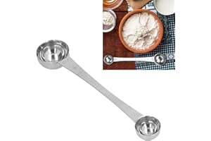 TNFEEON Łyżka Miarowa, łyżka do Kawy Podwójna Końcówka do Kuchni