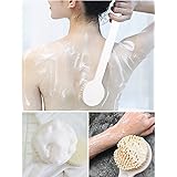 MosQuick® Bath Brush - Back Scrubber for Bathing, Body Brush With Soft Comfortable Bristles Long Handle Gentle Exfoliation Im