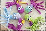  MINI PULPITO PREMATURO, CALAMAR, PULPO 2, AMIGURUMI REGALO NAVIDAD PERSONALIZABLE ( Bebé, crochet, ganchillo, muñeco, peluche, niño, niña, lana, mujer, hombre ) MODA, ORIGINAL, FANTASÍA, OFERTA