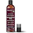 Carbamide Forte Cold Pressed Kalonji Oil for Hair Growth- Pure Black Seed Oil for Hair Growth & Skin - Virgin Grade Nigella Sativa - 100ml