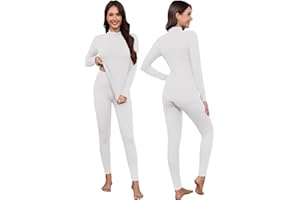 Ekouaer Bielizna termiczna damska Zestaw bielizny termicznej z długim rękawem S-XXL