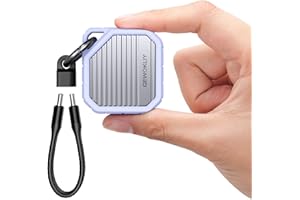 Gewokliy 2230 SSD Enclosure, M.2 NVMe SSD Enclosure, 10Gbps USB-C 3.1, Support M.2 M Key & B+M Key Size 2230mm External SSD Drive Enclosure