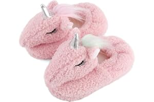 LACOFIA Pantuflas Peluche de Invierno para niña o niño Zapatillas de casa de Conejo