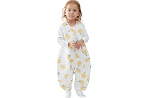 Duomiaomiao Baby Sleeping Bag 1.0 Tog, Sleeping Bag with Legs for All Seasons, Toddler Baby Wearable Blanket, Unisex for Boys and Girls 36-48 Months
