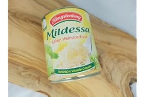 ‎AMMERLÄNDER SCHINKENDIELE MILDESSA Weinsauerkraut | 810g | Traditionell fermentiertes Sauerkraut mit feinem Weinaroma