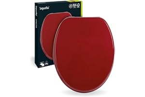 AQUASU Venezia deska sedesowa antybakteryjna czerwona