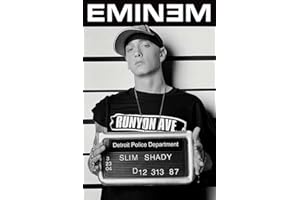 EMPIREPOSTER Empire Poster Eminem + Accessoire de Fixation Multicolore