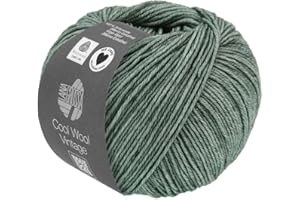 ‎LANA GROSSA LANA GROSSA Cool Wool Vintage | Merinoklassiker mit Ton-in-Ton Farbeffekt | Handstrickgarn aus 100% Schurwolle (Merino extrafein) | 50g Wolle zum Stricken & Häkeln | 160m Garn FB 7368