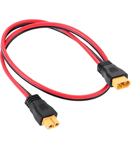 Produktbild von Pamerner 60 Verlängerungskabel – 12 AWG, 300 Cm, 60 Stecker Auf 60 Buchse, Für Powerstation, Solar & Outdoor