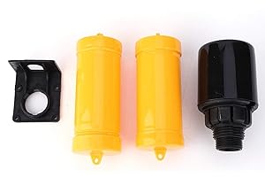 NIIYEN Interrupteur de pompe de contrôleur de niveau de liquide automatique à suspension à double flotteur 70-AB Float 220V, interrupteur de niveau d'eau à double flotteur étanche à l'humidité Interrupteur d