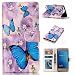 Produktbild Hozor Huawei P9 Lite 5.2 zoll Hülle Gemalte Erleichterung Drucken Design PU Ledercase Tasche Schutzhülle Anti-scratch Magnetverschluss Telefon-Kasten Handyhülle Bookstyle Handycover - Schmetterling