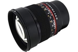 Rokinon 85M-MFT 85mm F1.4 Ultra Wide Lens for Micro Four-Thirds Mount Fixed Lens for Olympus/Panasonic Micro 4/3 Cameras