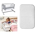 Next2Me Bedside Crib Mattress | Compatible to Fit Chicco Next to Me Bedside Toddler Crib Machine Washable Hypo-Allergenic Breathable Quilted/Cool Touch Cover - Size 83 x 51 (3 Inch)