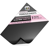 TUKA 6x A4 Feuille Magnétique pour la Découpe, Inscriptibles et Effaçable, Film Aimant Flexible