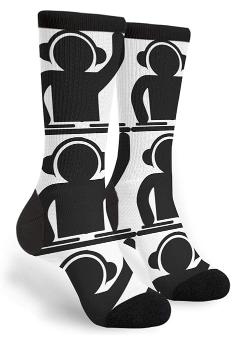 Calcetnes Unsex Con Estampado De Perro Colle Barbudo Talla únca