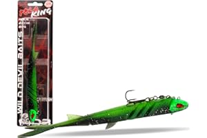 ANGEL-BERGER Wild Devil Baits Pela King Pelagic Leurre Pélagique Pêche Shad Leurre Vertical V Tail Poisson en caoutchouc