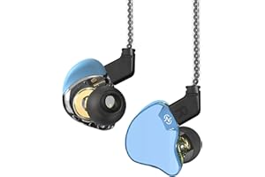 Yinyoo CCZ Emerald Auriculares intrauditivos con Monitor HiFi estéreo en Auriculares DD+BA, Auriculares IEM con Cable OFC Desmontable de 2 Pines, cancelación de Ruido…