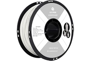 QIDI TECH PLA Rapido Filament 1.75mm, 3D Printer Filament PLA, Suitable for Hyper Speed Printing, 3D Printing Filament Fit Most FDM 3D Printers, 1 KG Spool (2.2lbs), White