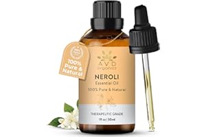 AVD ORGANICS Neroli Ätherisches Öl 30 ml | 100% rein & natürlich | Neroli Essential Oil für Haut, Aromatherapie, Massage & Diffusor – Premium ätherisches Neroliöl