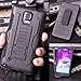 Price comparison product image Jellybean Future Rugged Armor Kickstand Shock Proof Cover Case with Stylus and Screen Protector for Samsung Galaxy Note 4