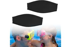 0XBIT 2 Pezzi Cinturino per Maschera per Occhiali da sub, Cinghia per Occhiali da Immersione, Cinghie Della Maschera del Neoprene, Adatto per Occhiali da sub e Maschere da sub