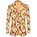 Produktbild Geilisungren Herrenanzug Weihnachten Slim Fit Business Smoking Herren Übergröße Langarm Weihnachtsmann Druck Anzug Festlich Christmas Hochzeit Party Anzüge Sakko Jacke Anzugssakko Gr.S-4XL