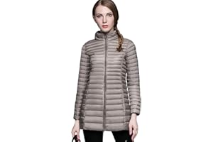 PENGNIAO Piumino Leggero Lungo Donna Con Cappuccio Piumini Leggeri Giacca Cappotto Piumino Ultraleggero Donna Giacconi Piuma Invernali Giubbotti Imbottiti Giubbini Trapuntato Invernale Signora Ultralight