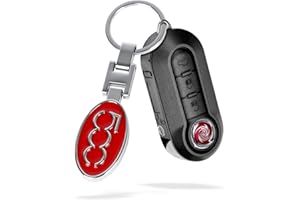 OYDDL Llavero universal de fibra de carbono con logotipo de coche accesorios