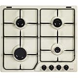 De'Longhi SF 46 ASV Piano Cottura da Incasso 60 cm, Comandi Frontali, Sabbia
