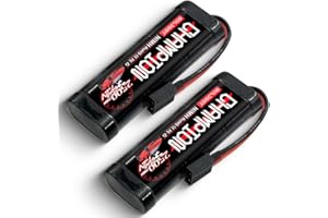 GOLDBAT RC Akku 2500mAh NiMH Akku 7.2V Pack Batterie with TR x-Plug Für RC Autos Flugzeug Helikopter Boot Buggy Modellbau Autos Flugze