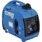HYUNDAI Inverter Stromgenerator HY1000Si D, mobiler Notstrom-Generator, Notstromaggregat, 1 kW Stromerzeuger, Benzin Stromagg