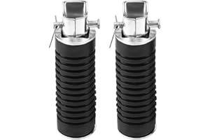 Gorgeri Motorrad Fußrasten, 1 Paar Motorrad ABS + Eisen Fußrasten Pedale für CB125S CB100 CG125