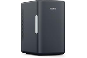 AstroAI Nevera Pequeña Portátil, Mini Nevera con el Volumen de 6 Litros, Frigorificos Pequeños, Mini Frigorífico Para Coche, Dormitorio, Bebidas, Cosméticos y etc. (Negro)
