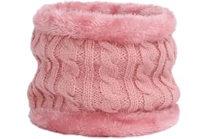 HILEYU Kinder Schals Baumwolle Kinder Loop Schal Herbst-Winter-Schlauchschal Halsband Halswärmer Rundschal Kleinkinderschals für Jungen Mädchen