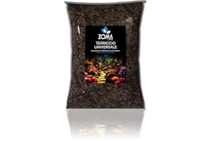 Zoma Terriccio Universale di Qualità Superiore, Terra Per Piante Con il 30% Di Humus Di Lombrico Senza Compostati, Riserva Idrica e Drenaggio ottimale, ricco di Acidi umici e fulvici - Sacco 2 Litri
