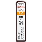 rOtring Tikky basmalı kurşun kalem | dolum u&ccedil;ları | 1,0 mm | HB | 10 adet (120 u&ccedil;)