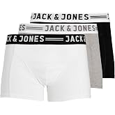 JACK &amp; JONES Jacnew WB Trunks 3 Pack Bxer Men (Pack of 3)